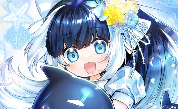 Black Killer Whale Baby