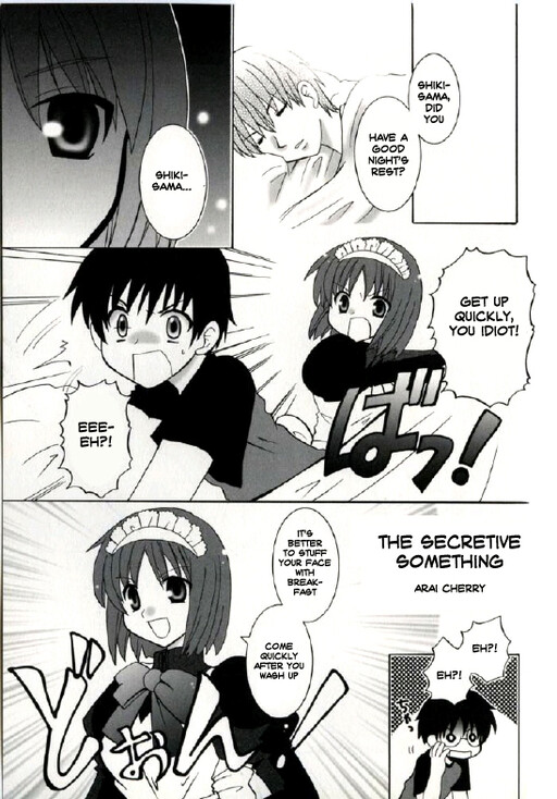 Tsukihime - A Secretive Something (Doujinshi)