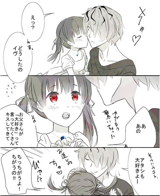 Ib - A Story About Ib-chan Just Kissing Garry-san(Doujinshi)