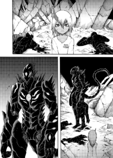 The Black Monster and the Horned Girl